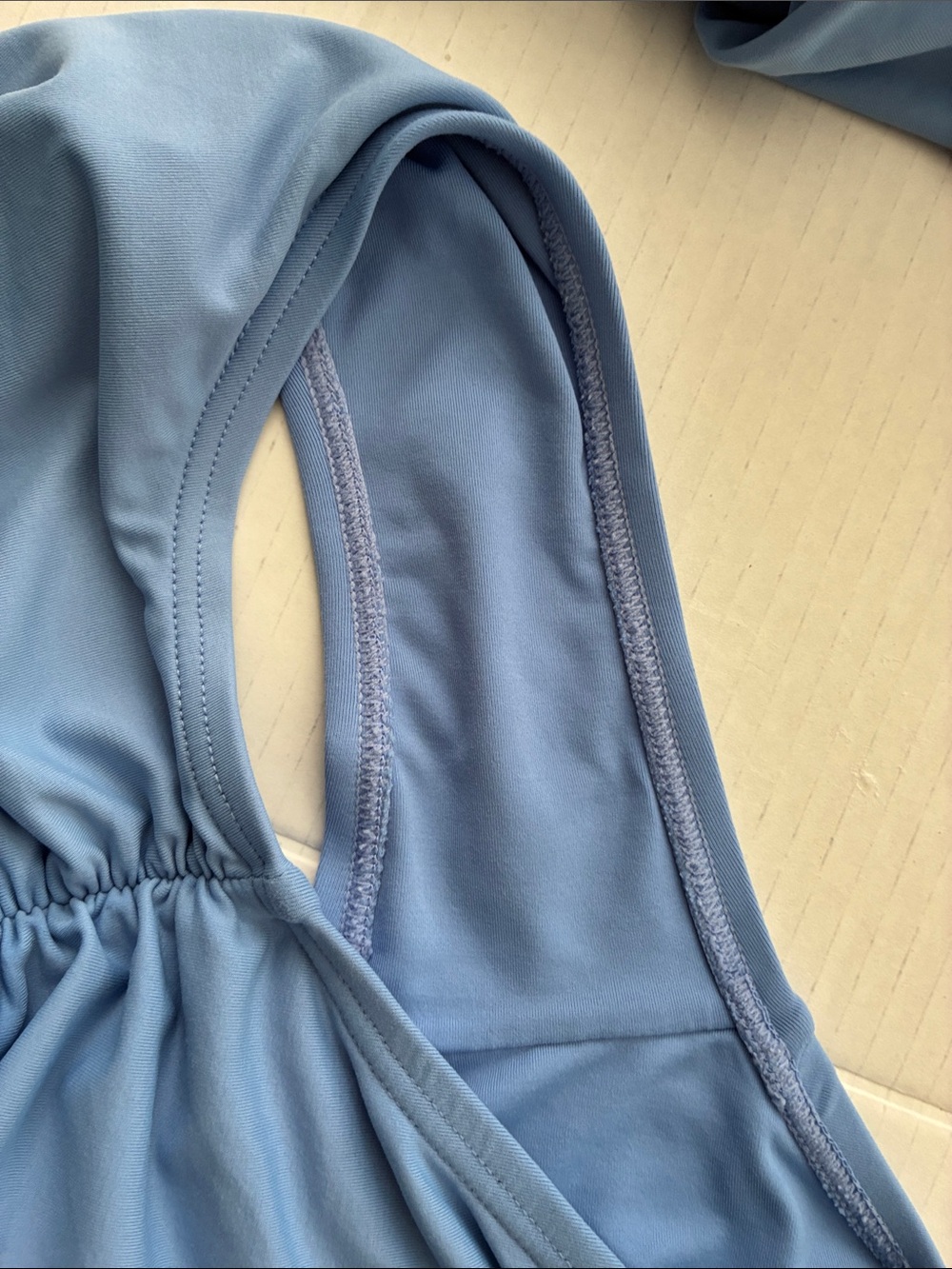 Vince Camuto Draped Swimsuit Set Tankini SZ S Blue - Picture 8 of 9